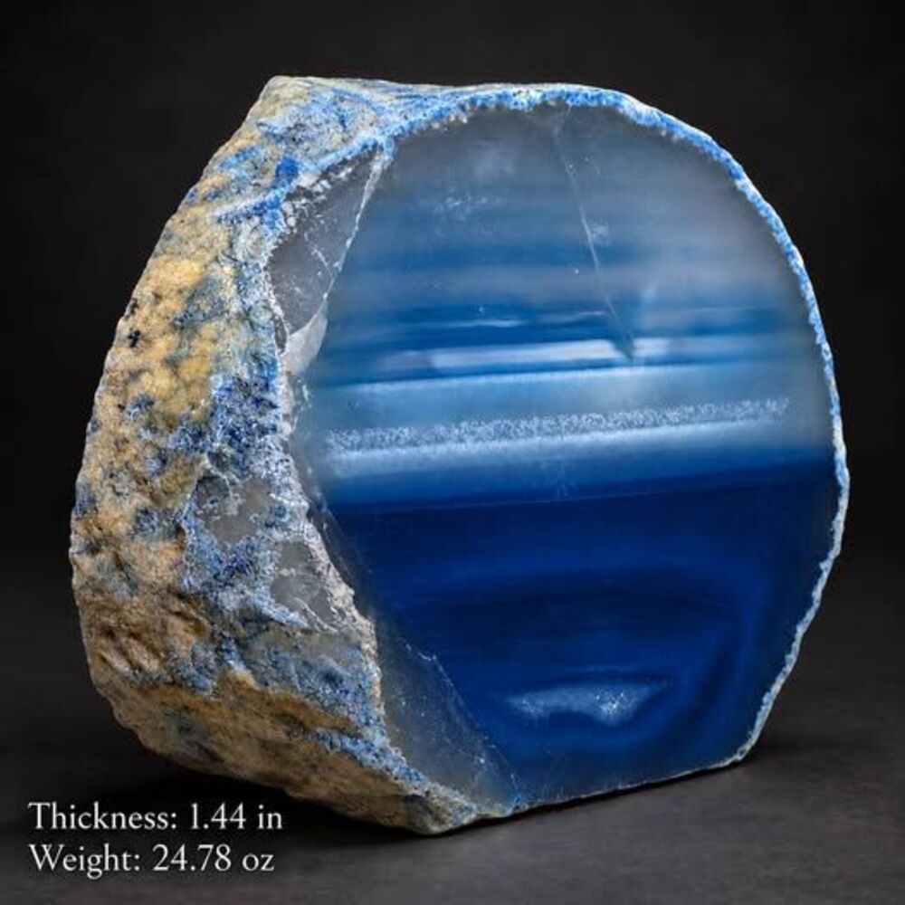 Blue Agate Specimen - Picture 3 of 3